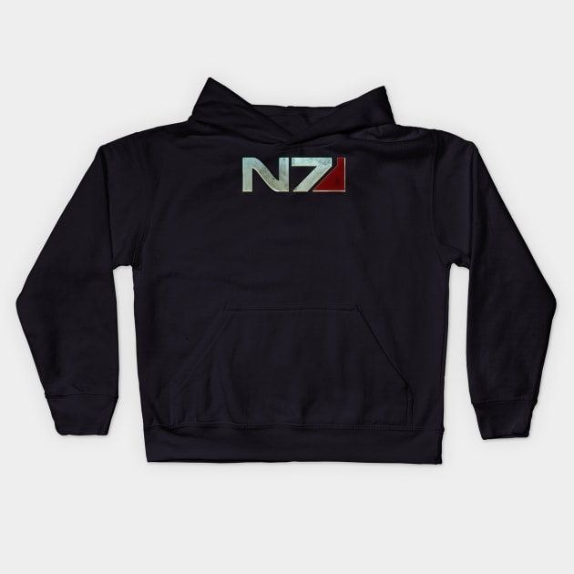 N7 Kids Hoodie by ChrisHarrys